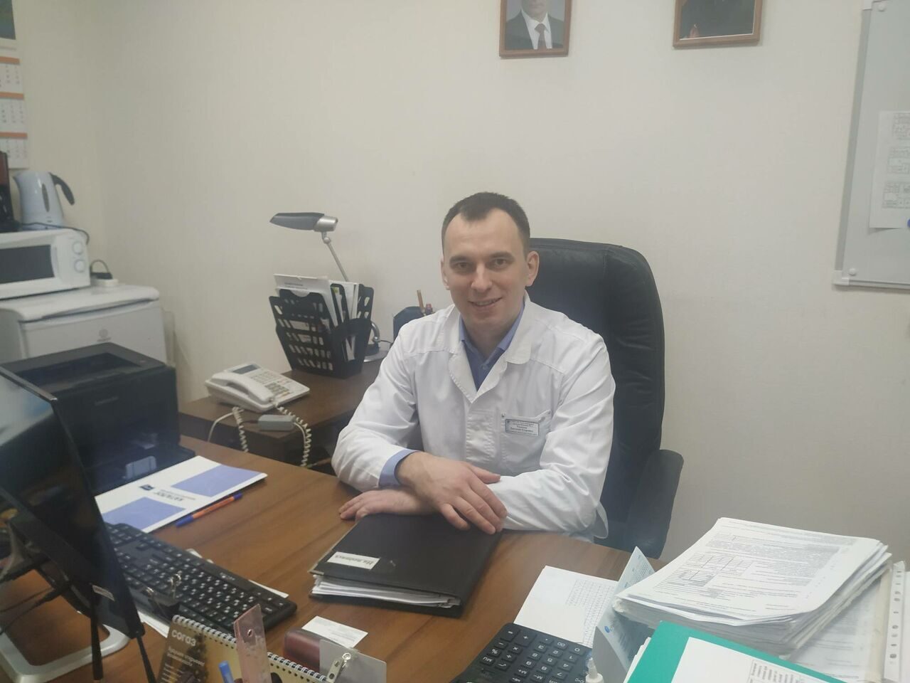 Приветствие и.о. главного врача Пашнина Евгения Егоровича.